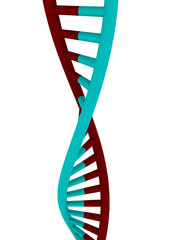 3d Render of a DNA Strand