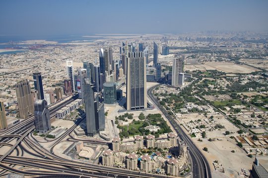 vue générale de Dubaï