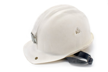 Plastic safety helmet