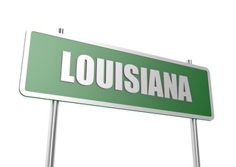 Louisiana sign board