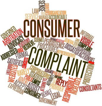 Word cloud for Consumer complaint