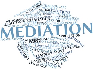 Word cloud for Mediation