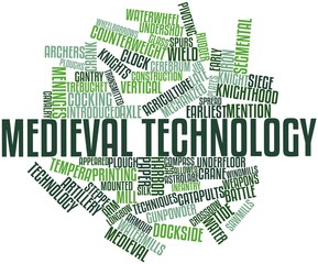 Word cloud for Medieval technology