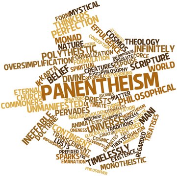 Word cloud for Panentheism