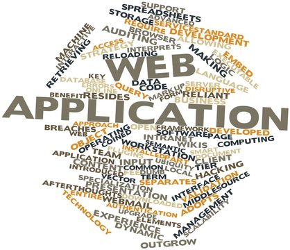 Word cloud for Web application