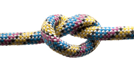 Rope with knot