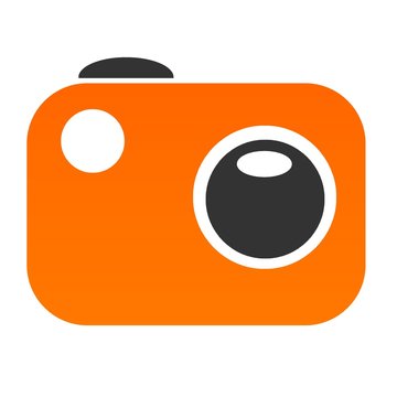 Appareil photo orange