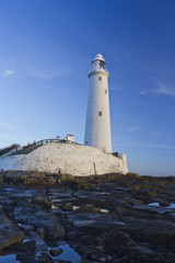 Fototapeta na wymiar St Marys Lighthouse
