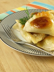 Closeup of Polish dish.