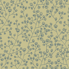 Floral texture. Seamless pattern background