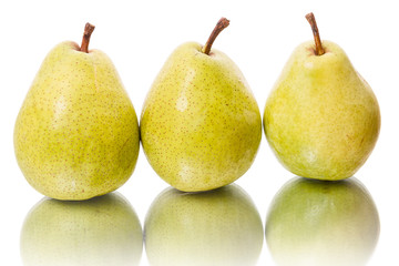 Three ripe pears