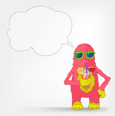 Funny Monster. Cocktail.