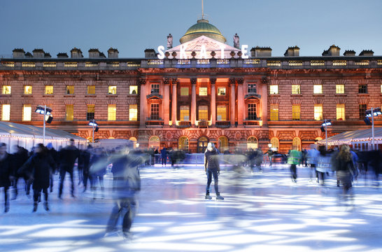 Fototapeta London Somerset House Ice Rink