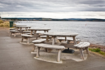 Picnic tables