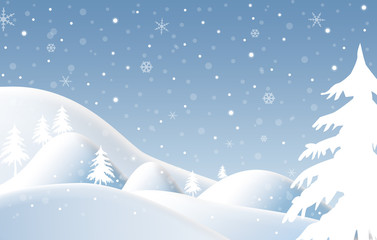 Blue Christmas background