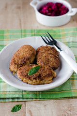 Pork Cutlets, home-made