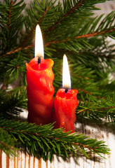 Christmas candles