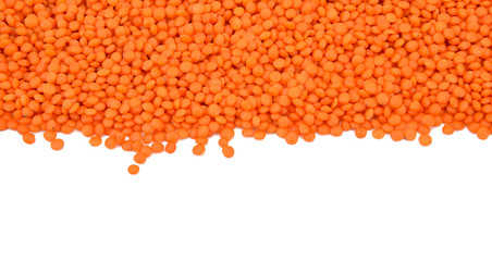 Red lentils with space for your text