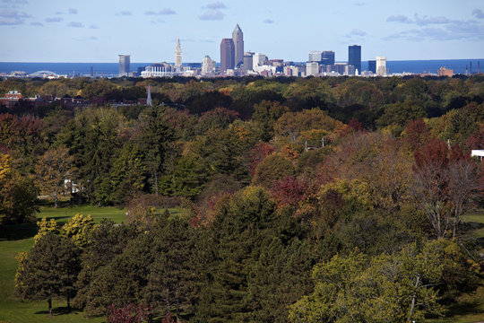 Cleveland - distant skyline