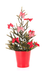 Red Christmas tree