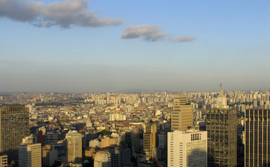 Abendpanorama in Sao Paulo