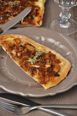 Karamellisierte Zwiebeltarte