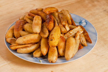 sweetened fried banana fritters (Saba)
