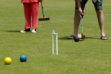 Obraz premium Croquet Game