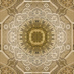 Asiatic pattern a textile silk decorate