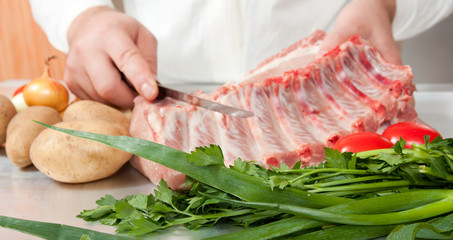 Cook hands