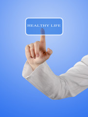 Button for healthy life