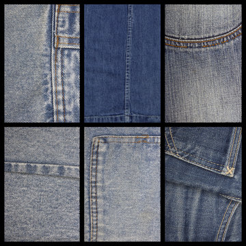 jeans texture, can be used as background