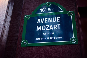 Avenue mozart à Paris 16ièm