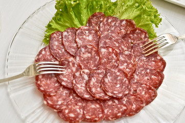 Salame e insalata