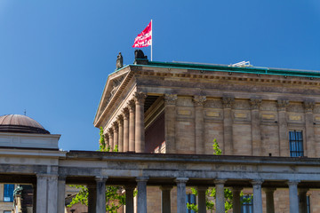 Fototapeta na wymiar Stara Galeria Narodowa na Wyspie Muzeów w Berlinie, Niemcy