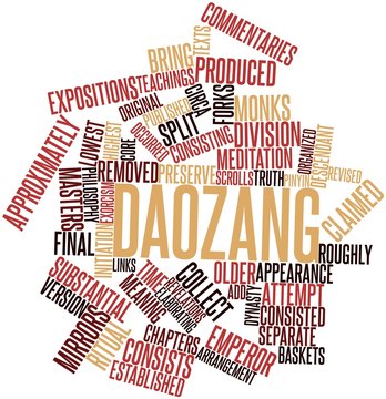 Word cloud for Daozang