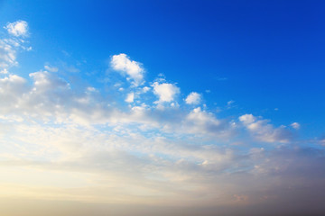 Naklejka premium Evening sky