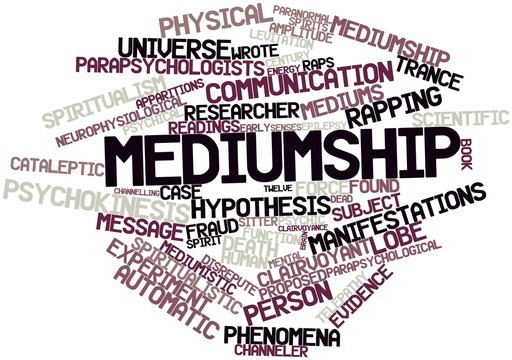 Word cloud for Mediumship