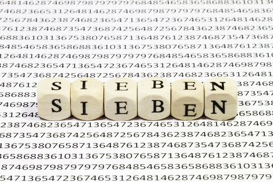 Zahl Sieben