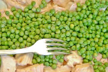 Forchetta sul pisello