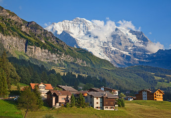 Fototapeta na wymiar mount Jungfrau