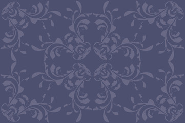 Vintage blue pattern