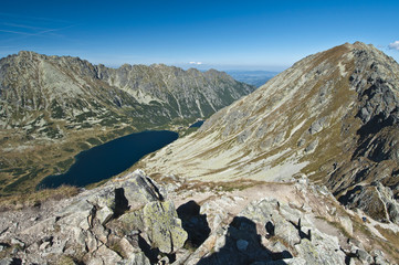 Tatry - widok na Miedziane i Dolinę Pięciu Stawów Polskich
