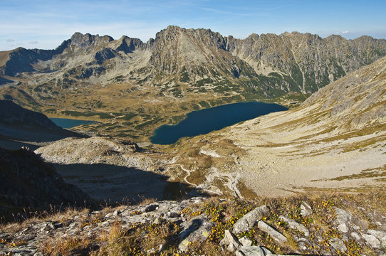 Tatry - widok na Kozi wierch