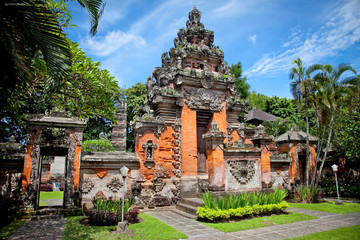Entrance gate of Negeri Propinsi Museum in Denpasar,  Bali - obrazy, fototapety, plakaty