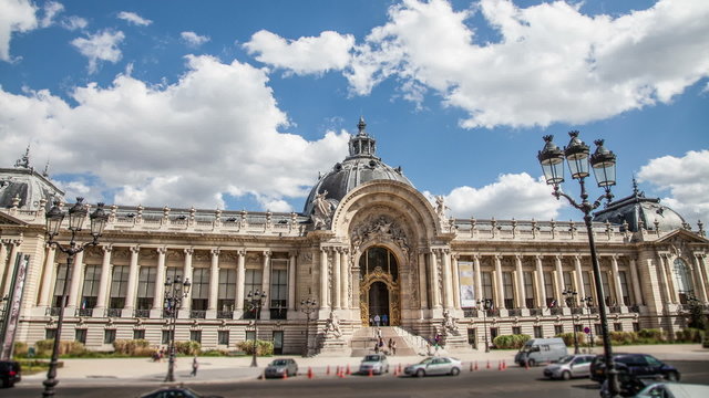 Petit Palais in Paris France Europe - daytime timelapse