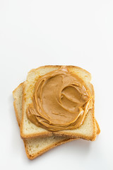 Peanut butter on toast