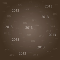 new year 2013 background vector