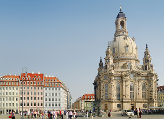 Fototapeta na wymiar Dresden Neumarkt