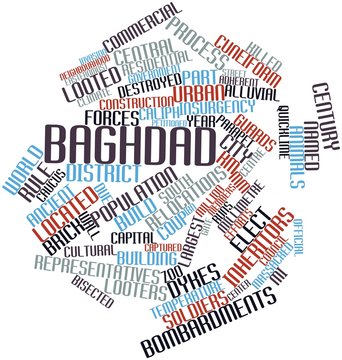 Word cloud for Baghdad